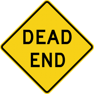 dead end